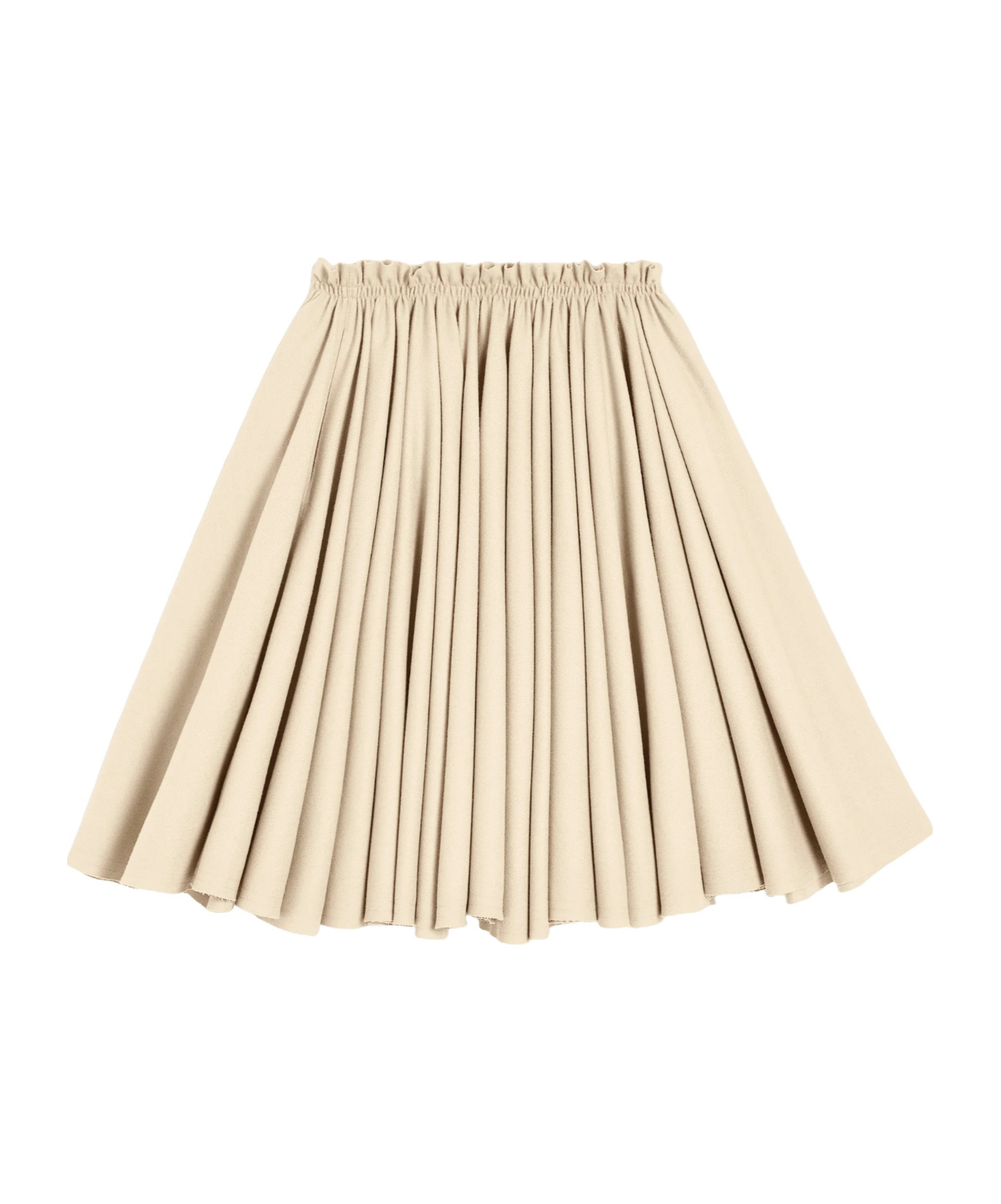 Ami Alexandre Mattiussi Elasticated-waist Midi Skirt In White
