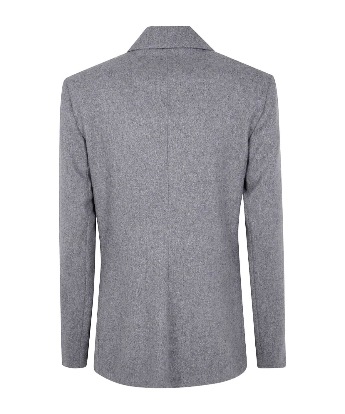Antonelli Double-breasted Long-sleeved Blazer In Gray