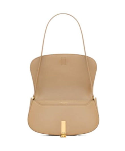 Saint Laurent Mini Voltaire Shoulder Bag In Nude