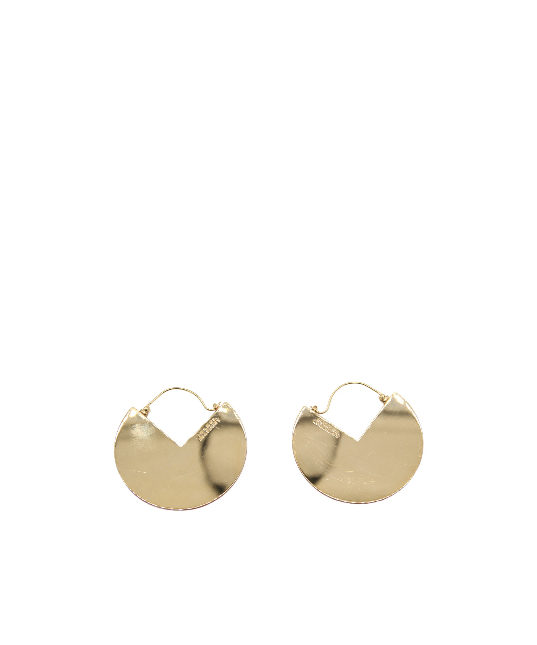 Isabel Marant Two-color Pendant Earrings In Black