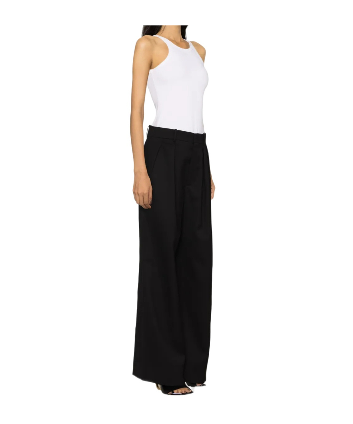 Shop Wardrobe.nyc Wide-leg Casual Pants