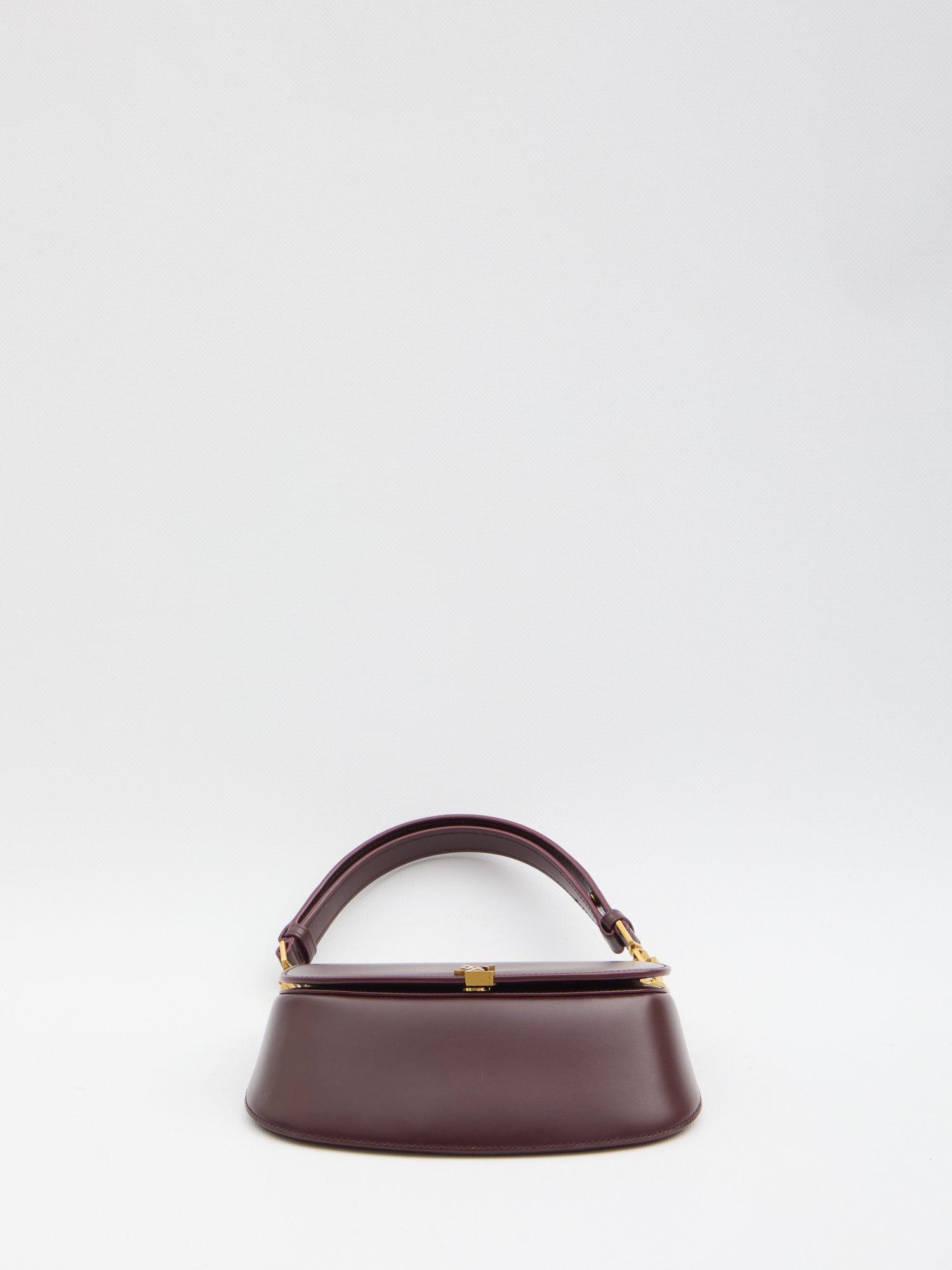 Saint Laurent Voltaire Mini Bag In Burgundy