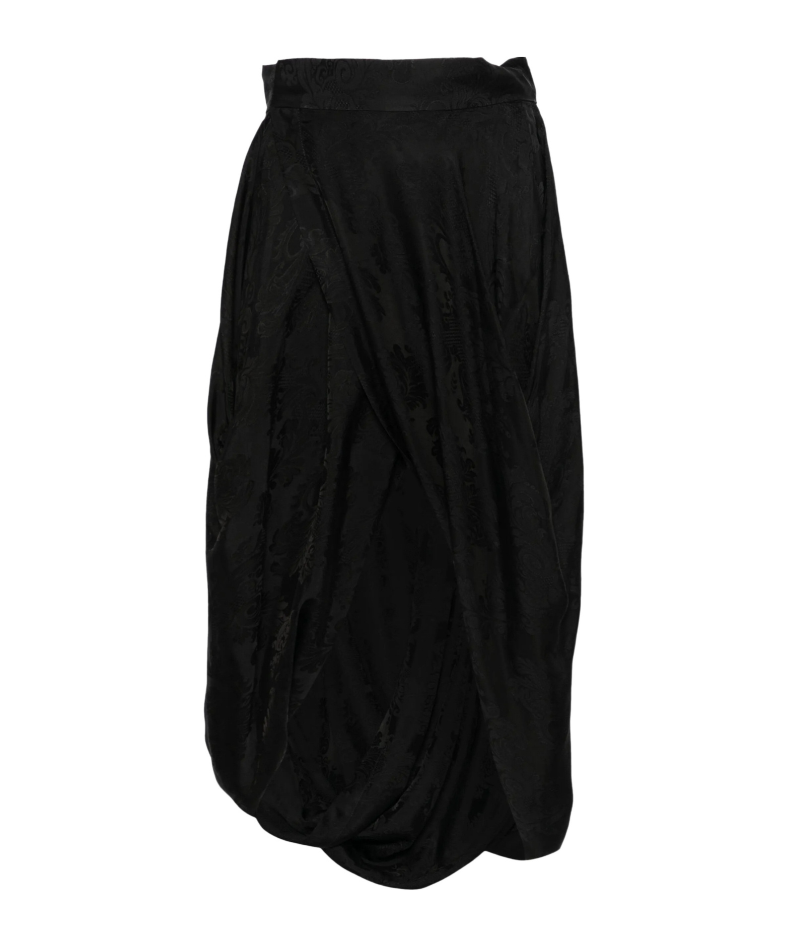 Uma Wang Pleated Skirt In Black