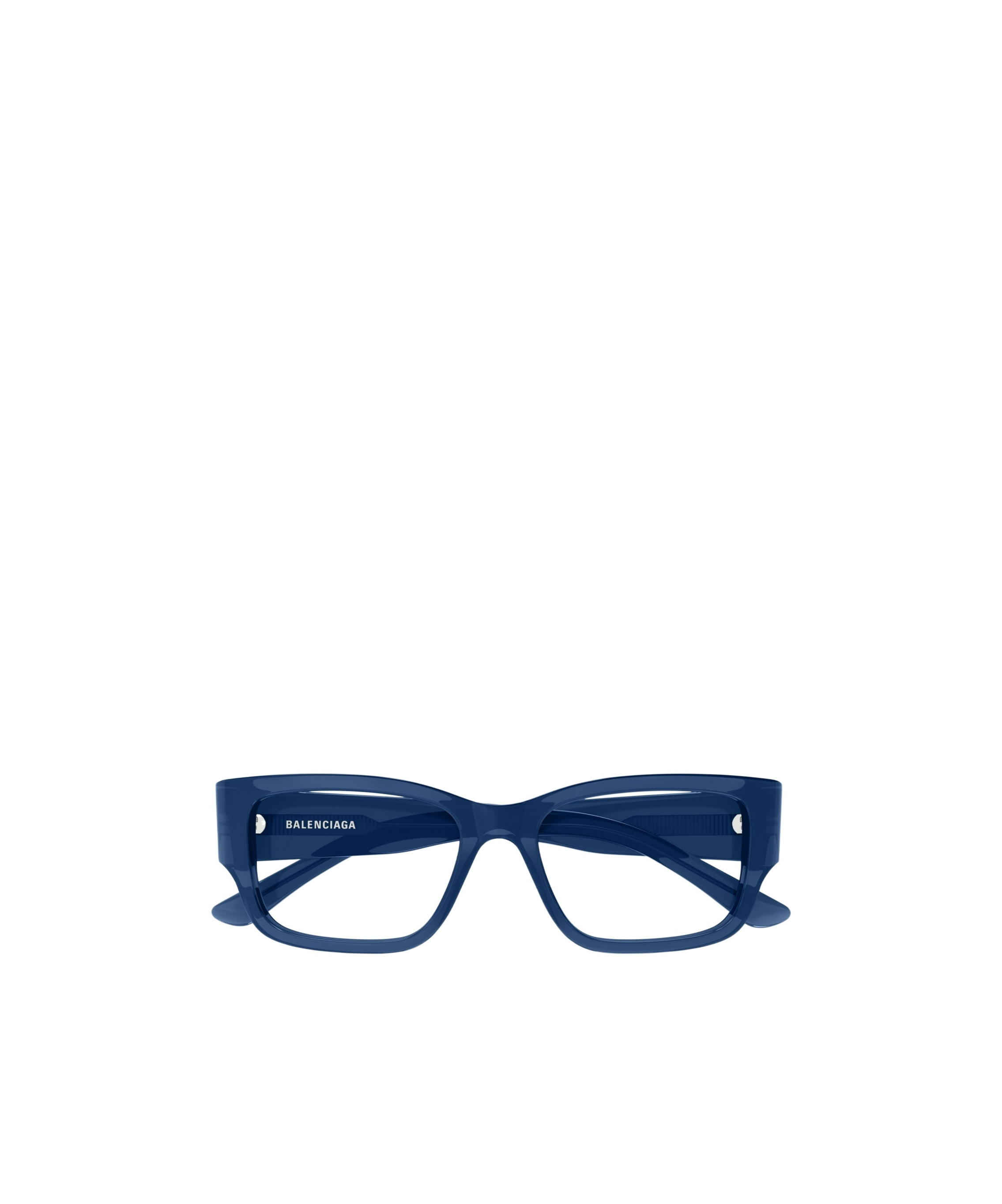 Balenciaga Rectangular-frame Flat Mirror In Blue