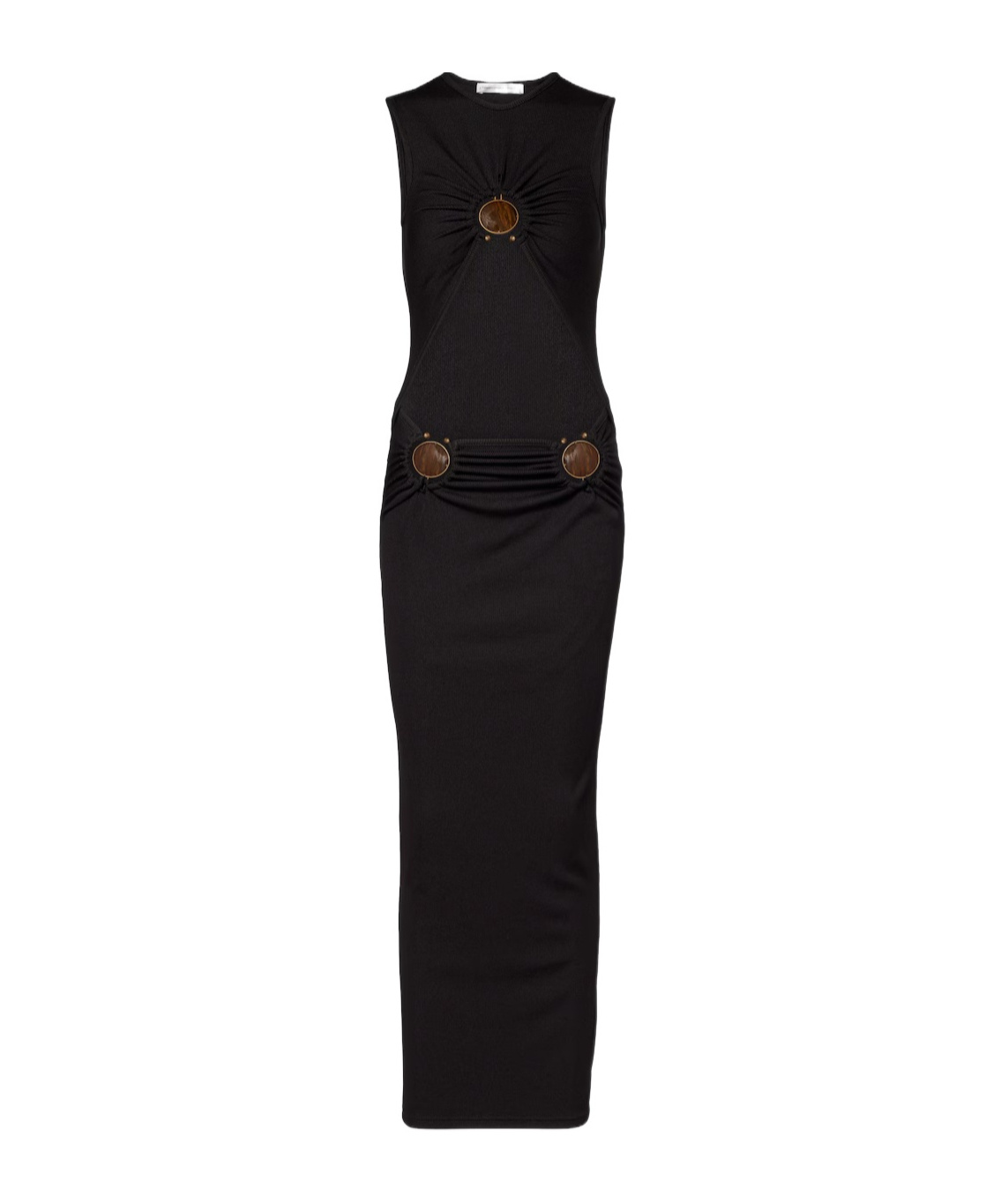 Christopher Esber Disconnect Embellished Maxi Dress In Black