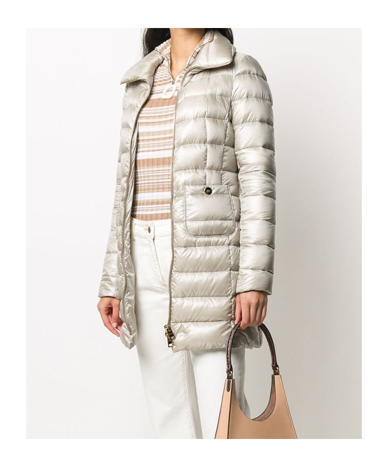 Herno Long-sleeve Puffer Jacket In White