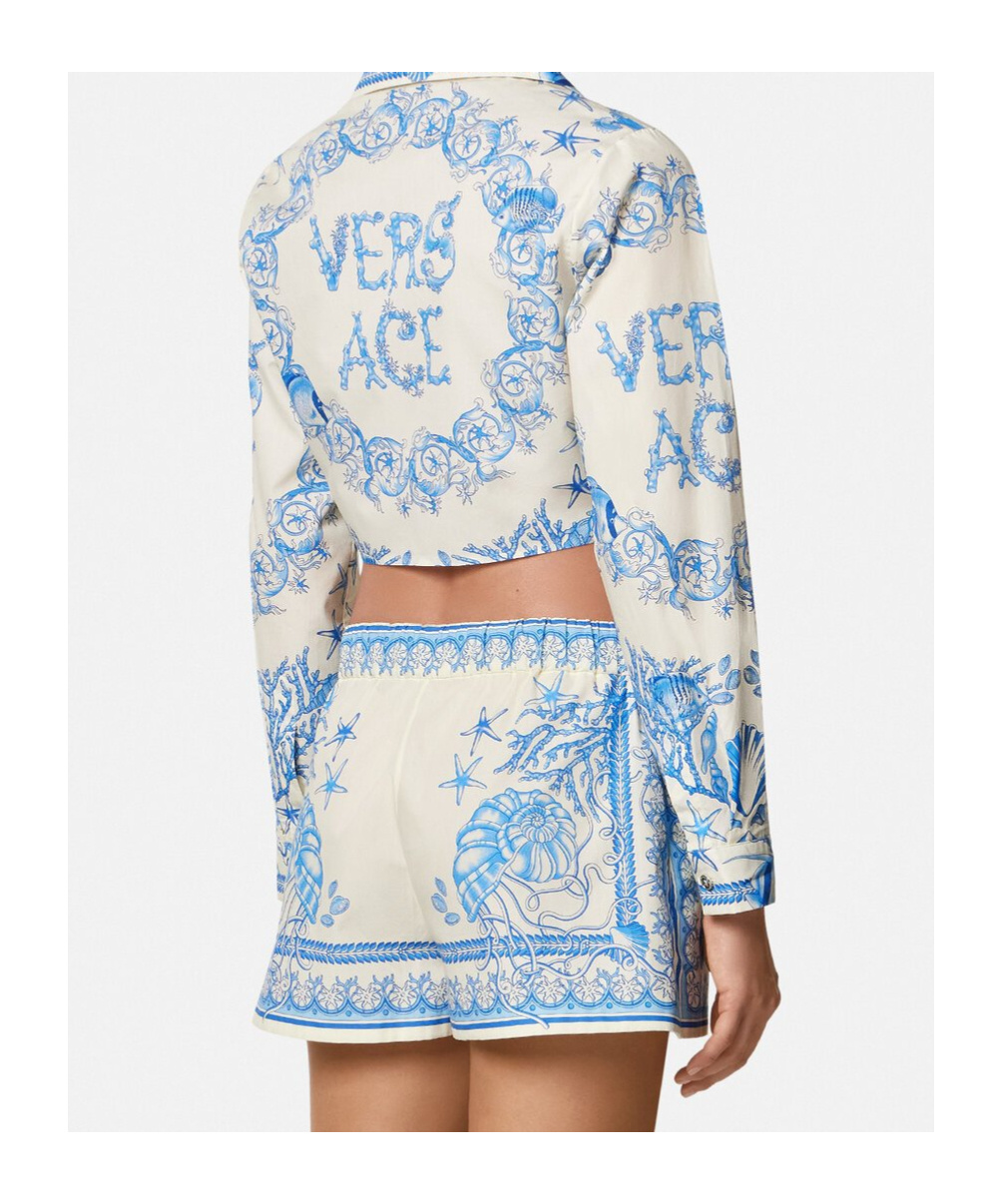 Versace Underwater Barocco Shirt And Blouse Multicolor