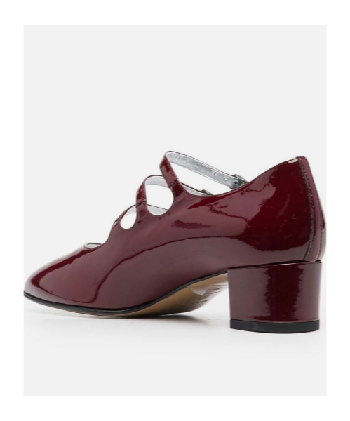 Carel Paris High-heeled Mary Jane Shoes In Brown