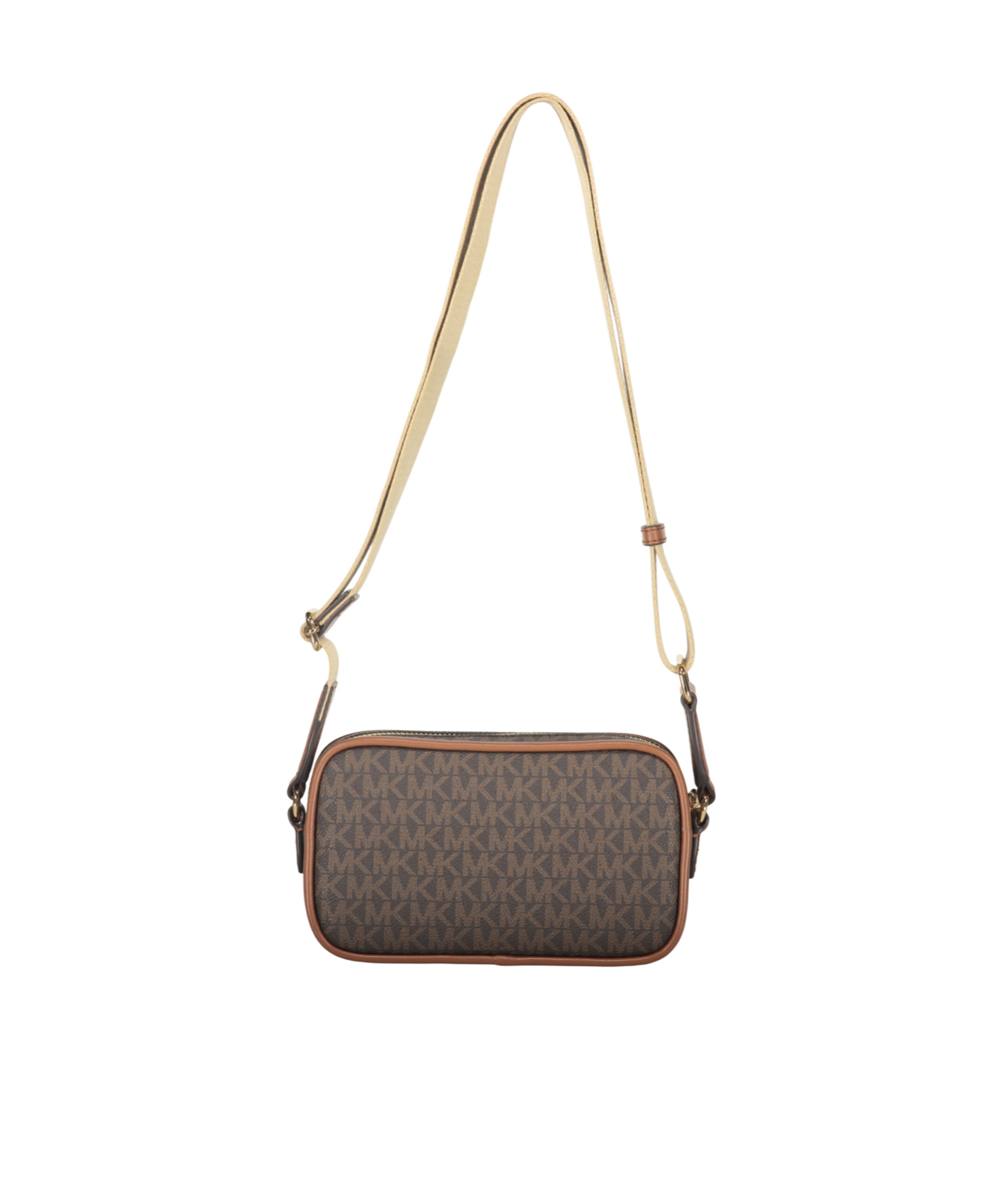 Michael Kors Bradshaw Extra-small Metallic Signature Logo Camera Crossbody Bag