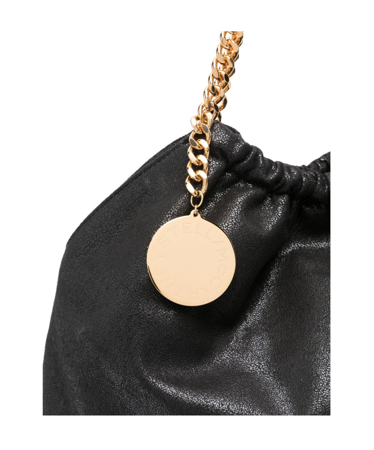 Stella Mccartney Medium Falabella Chain Shoulder Bag In Black