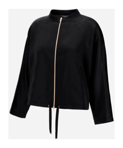 Herno Zip-front Jacket In Black