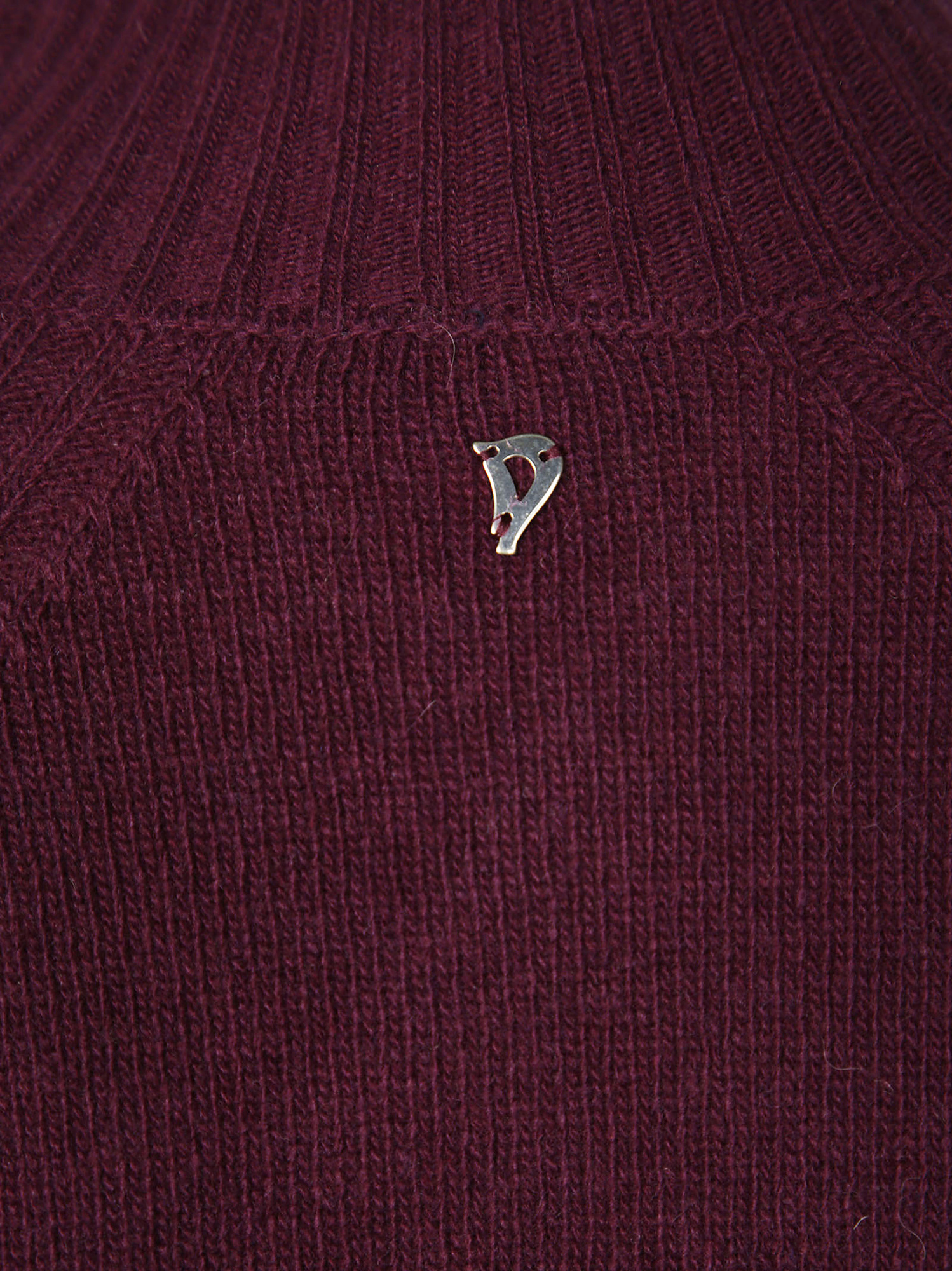 Dondup Burgundy Knit Sweater In Burgundy