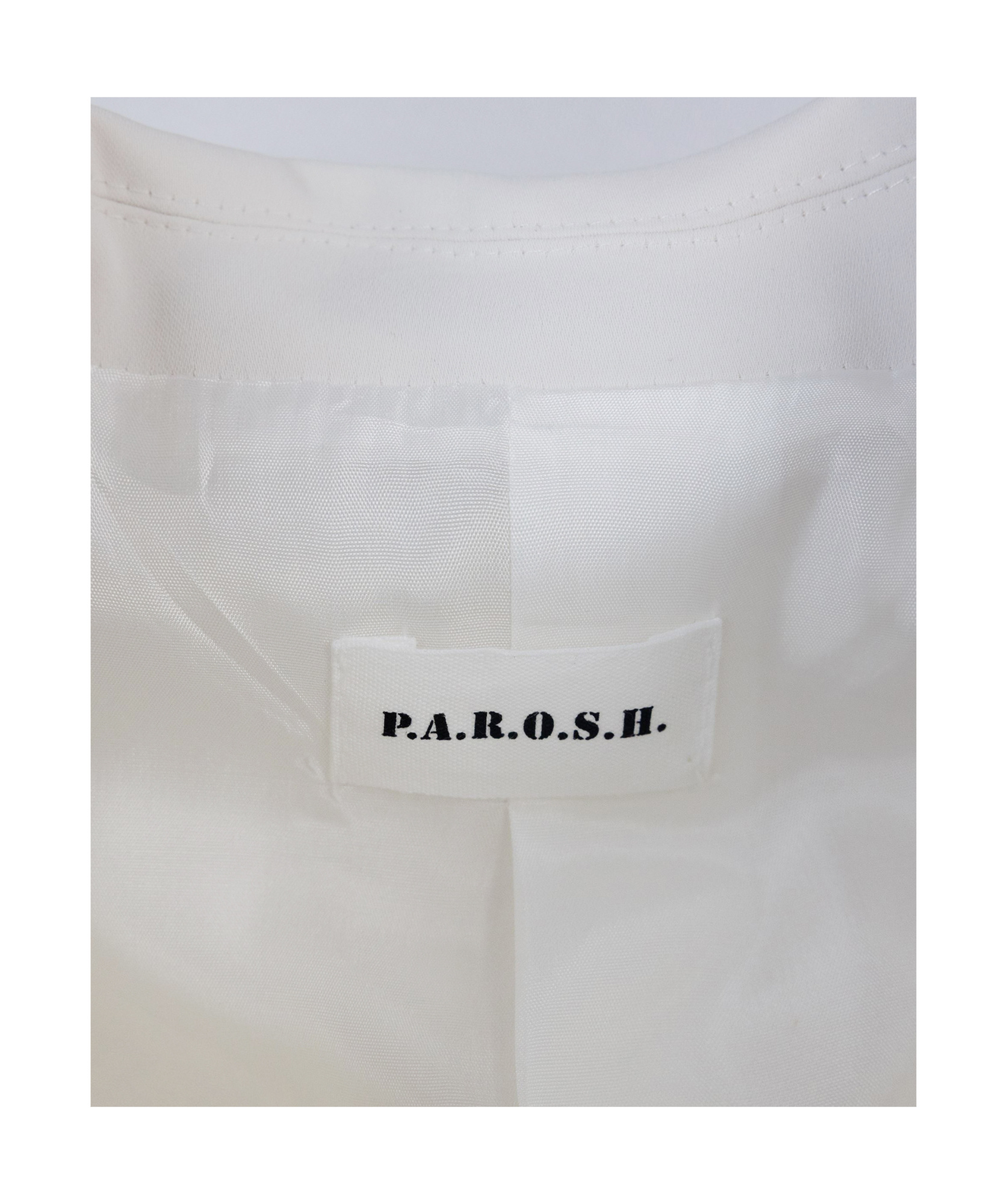 P.A.R.O.S.H DOUBLE LAPEL SINGLE-BREASTED SUIT JACKET