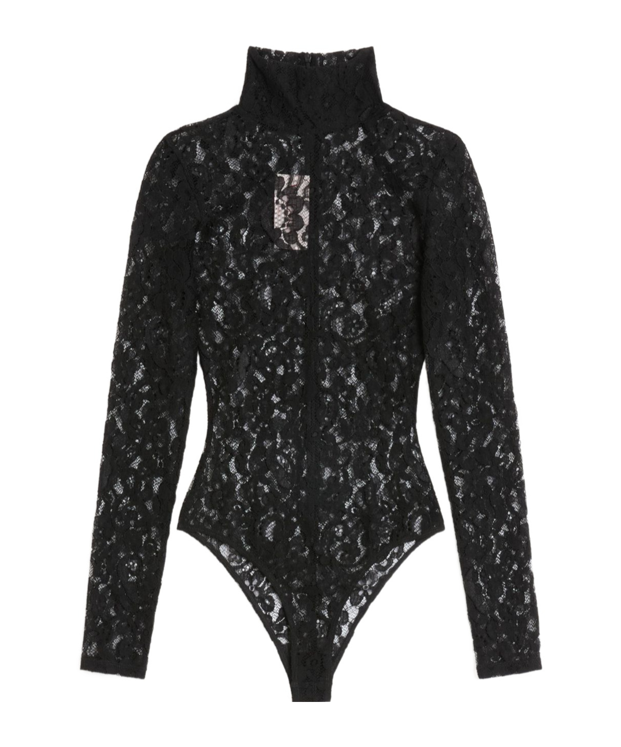Valentino Lace Bodysuit In Black
