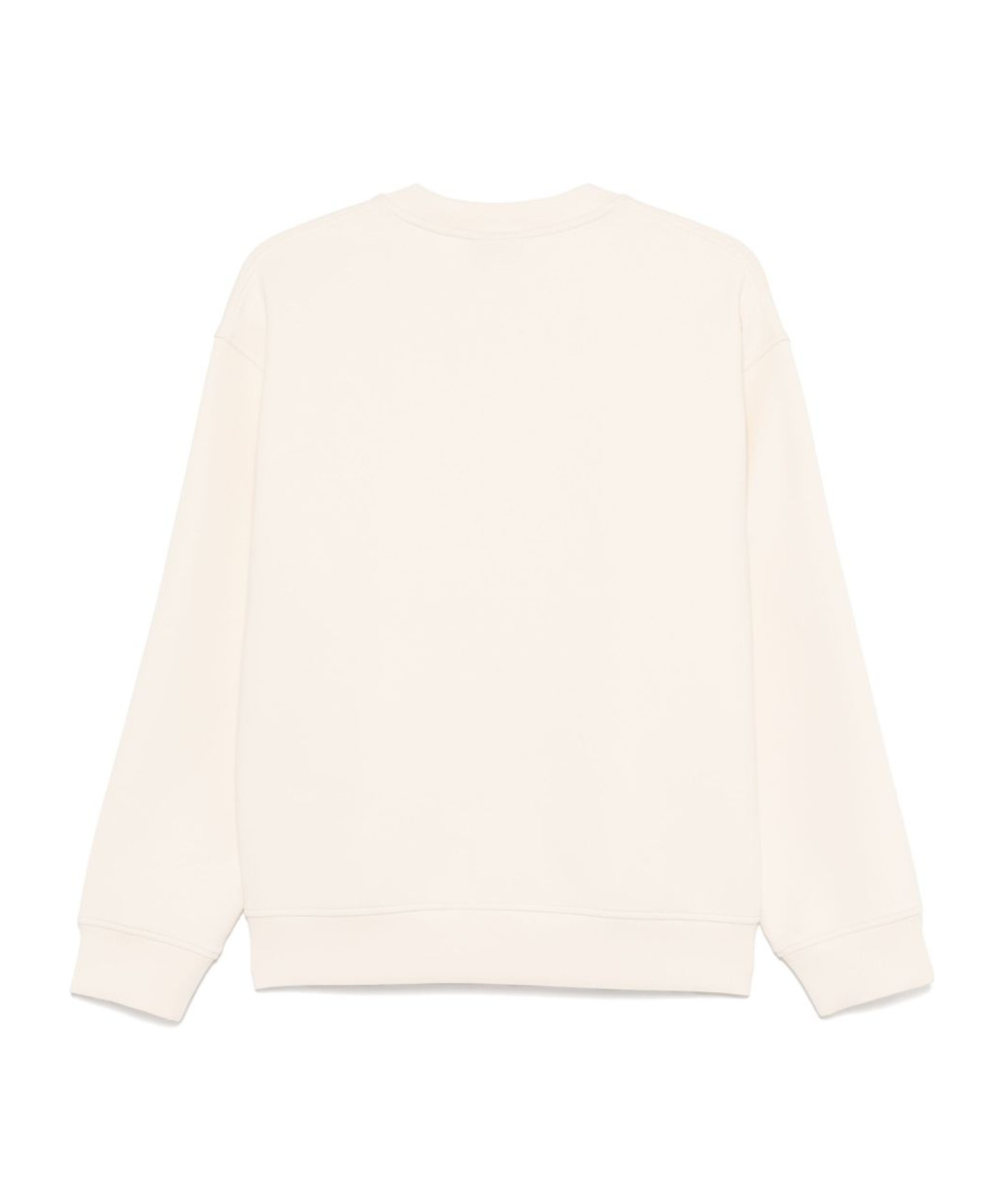 Emporio Armani Logo Cotton Sweatshirt In White