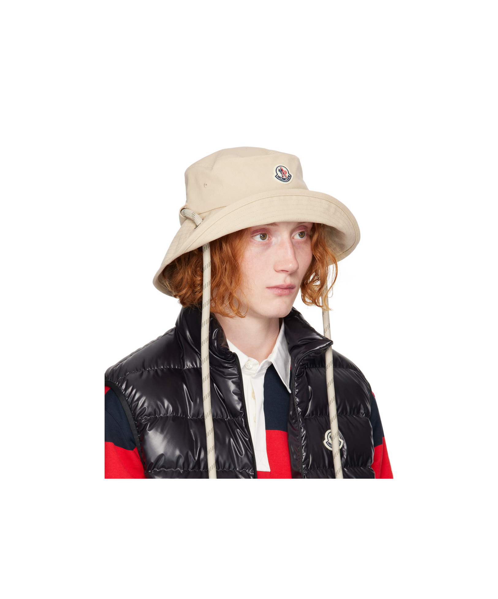 Moncler Logo Hat In Multicolor