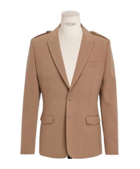 Dior Single-breasted Blazer In Brown