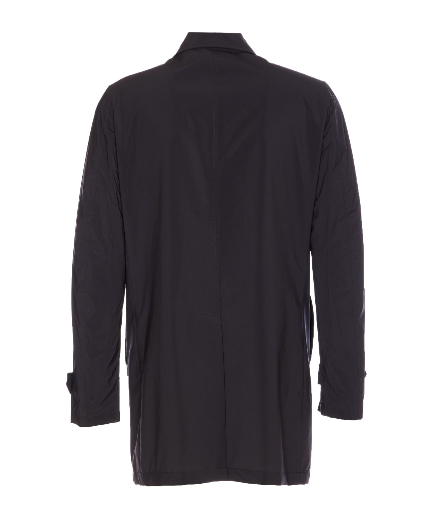 Moorer Lapel Casual Jacket In Black
