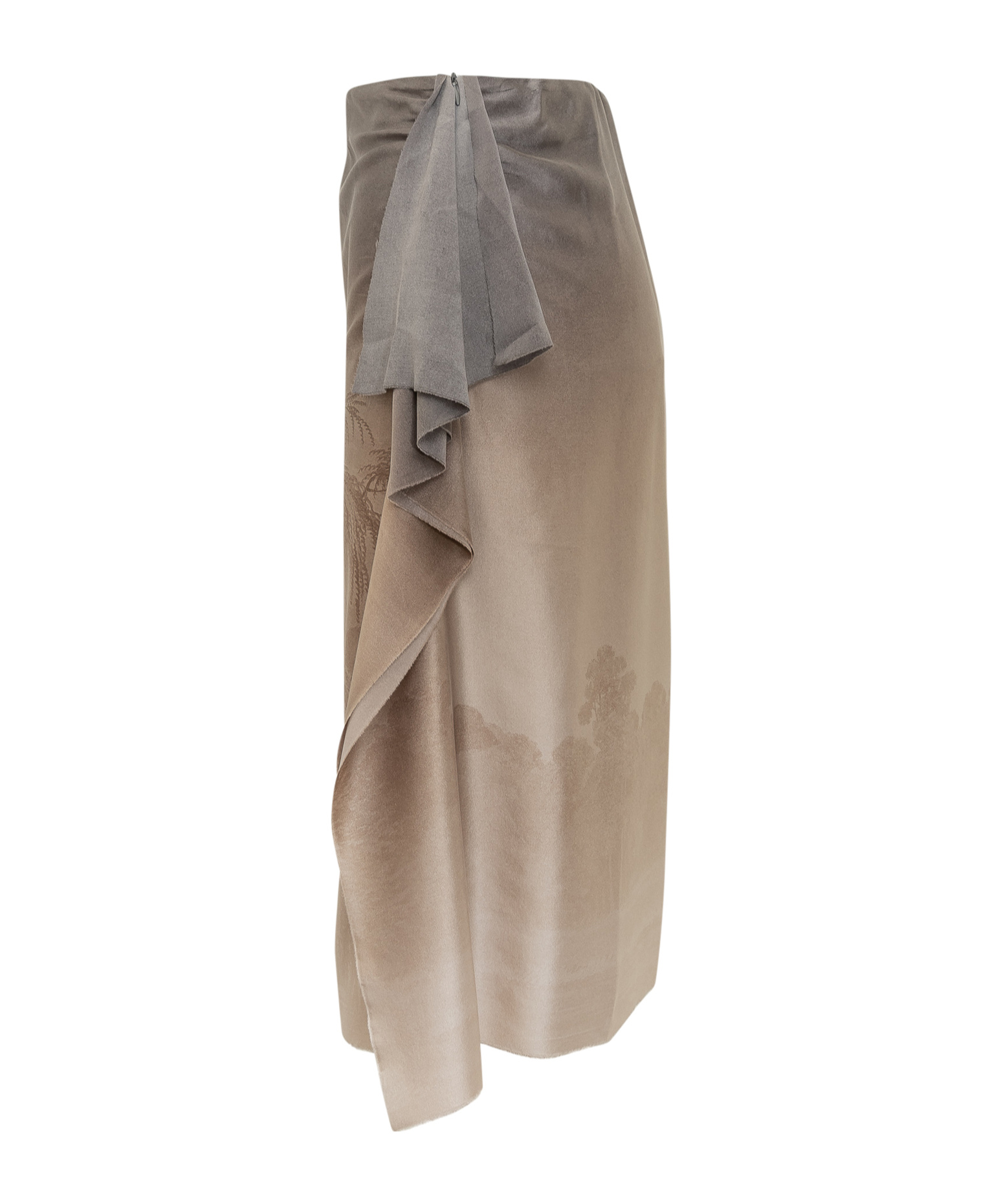 Shop Pierre-louis Mascia Stretch-silk Skirt
