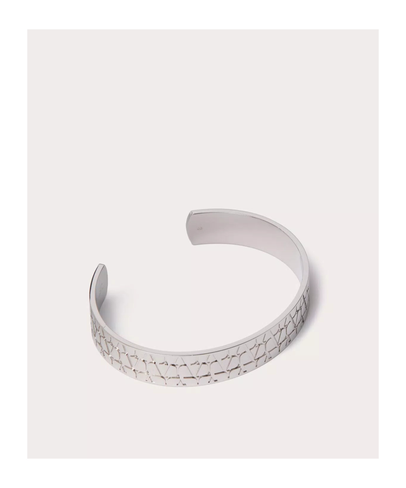 Valentino Cuff Toile Iconographe In Gray