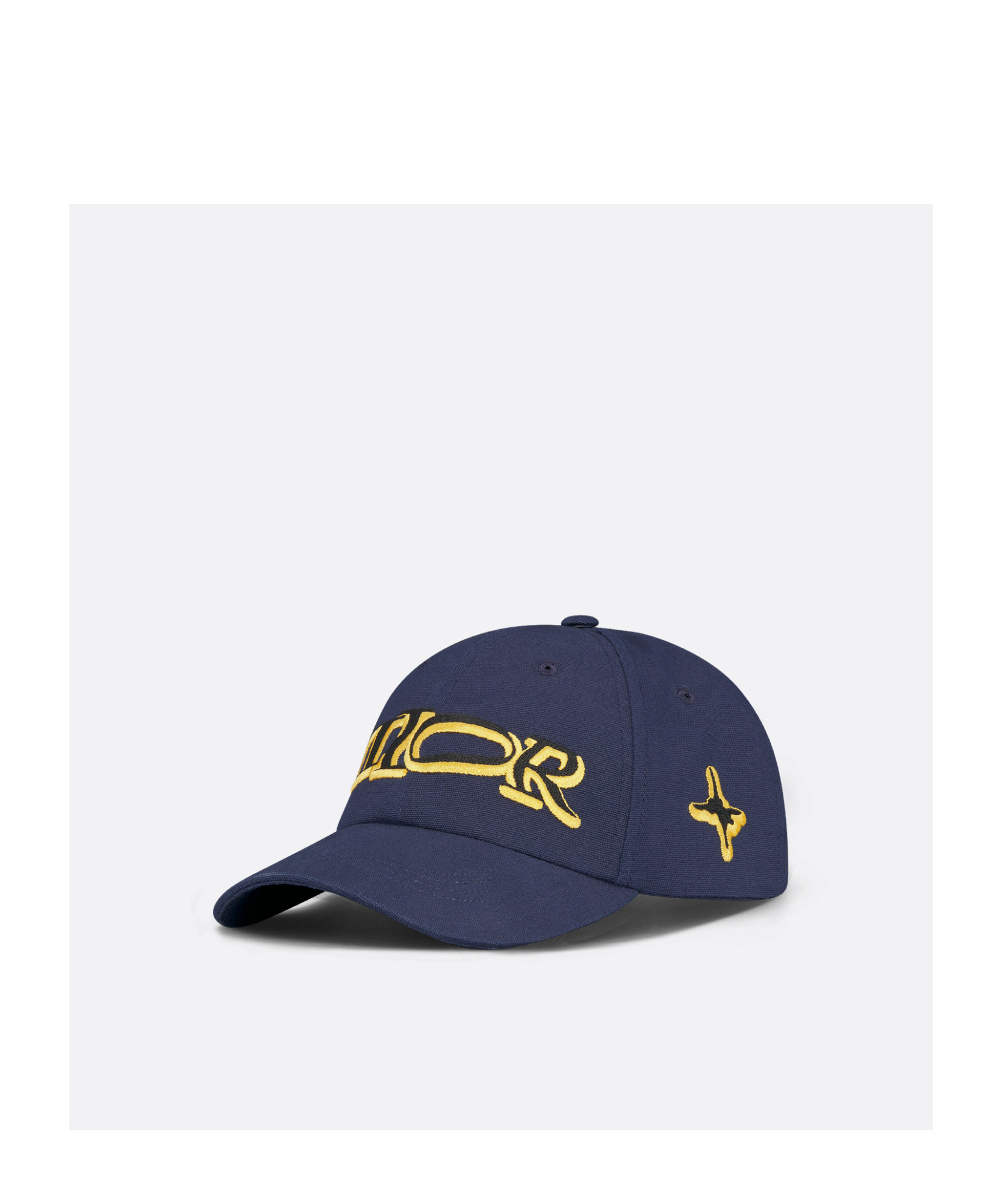 Dior Logo Baseball Cap In Blue