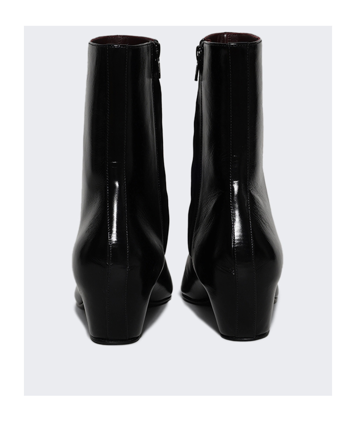 Khaite Arizona Pointed-toe Calf Leather Ankle Boots In Black