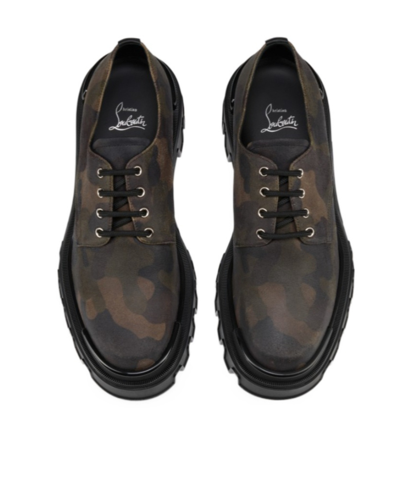 Christian Louboutin Trott Dune Derbies In Black