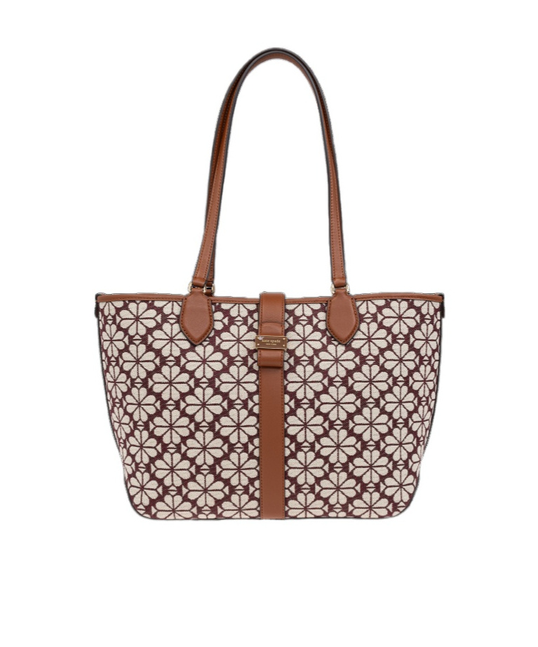 KATE SPADE MEDIUM FLORAL-JACQUARD TOTE BAG