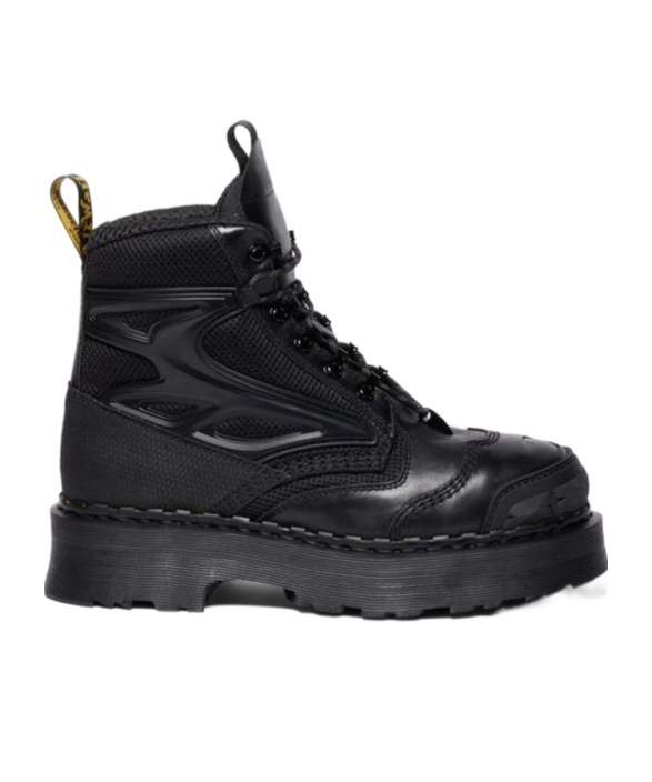 Dr. Martens' Exoshield Xx01 Steel Toe Leather Boots In Black
