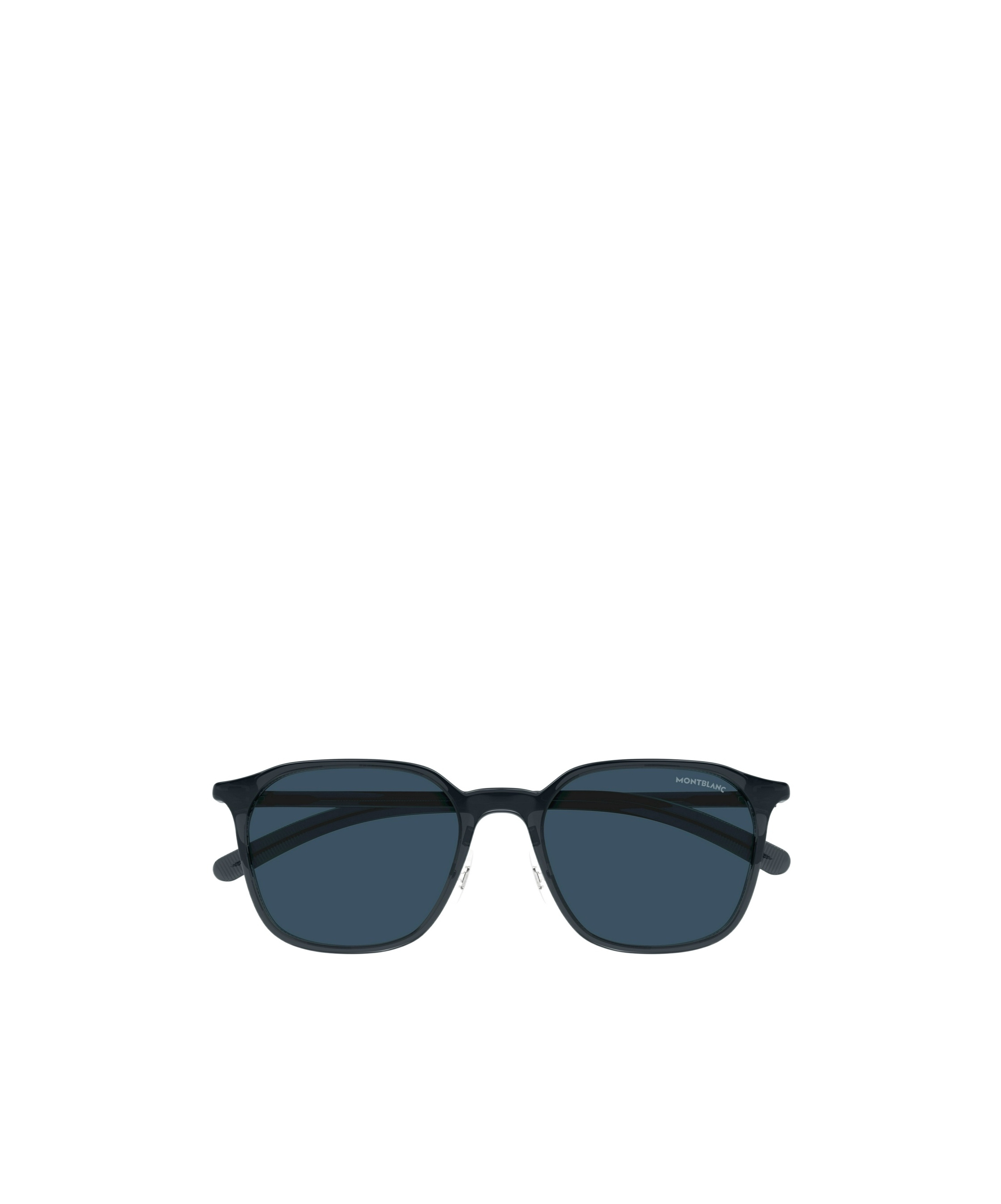 Montblanc Eyewear Square Frame Sunglasses In Blue