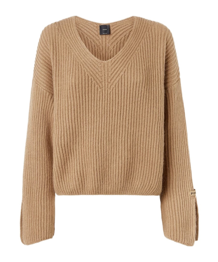 Shop Pinko Korat Sweater In Nude