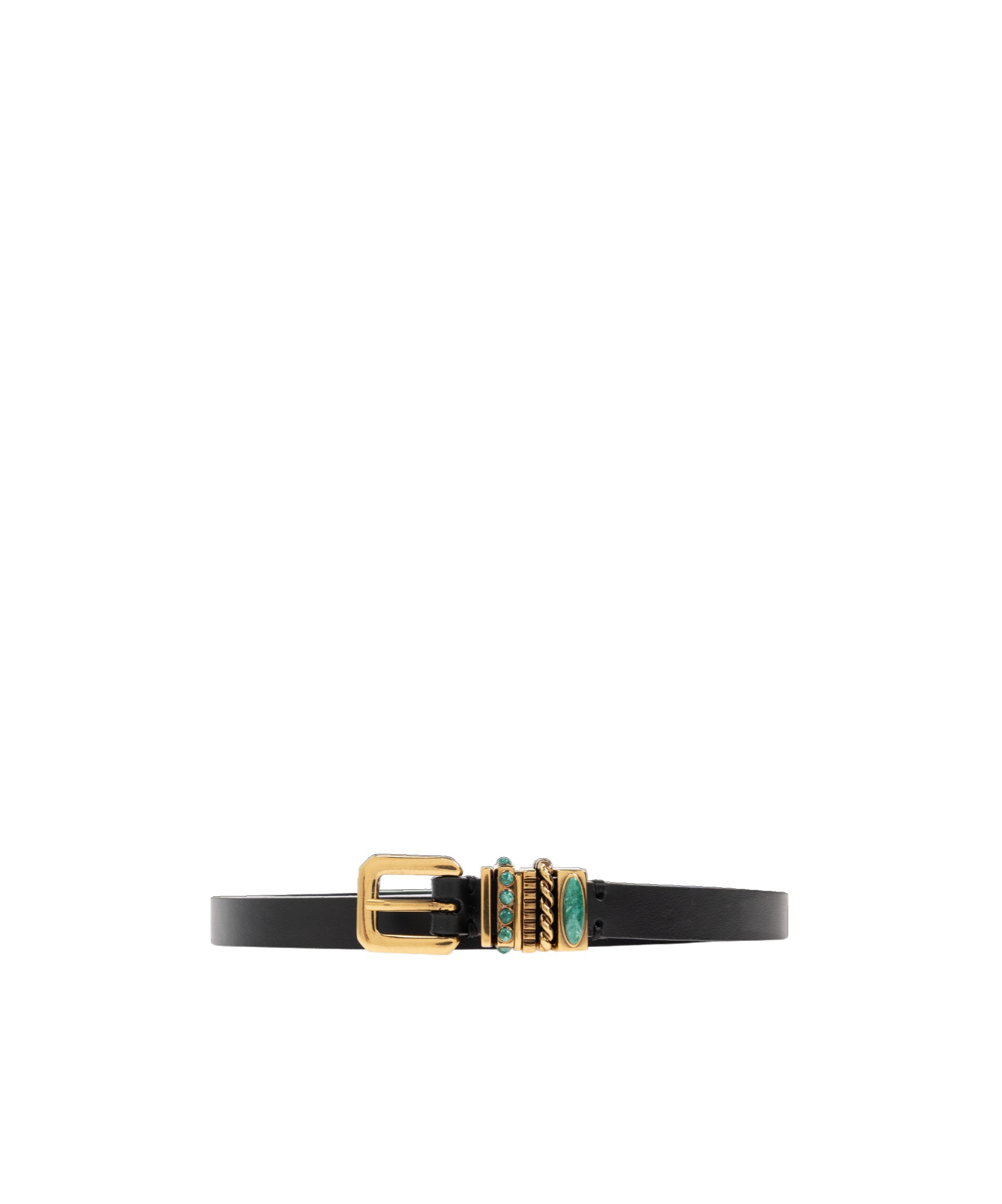 Etro Double-wrap Prong Buckle Belt In Black