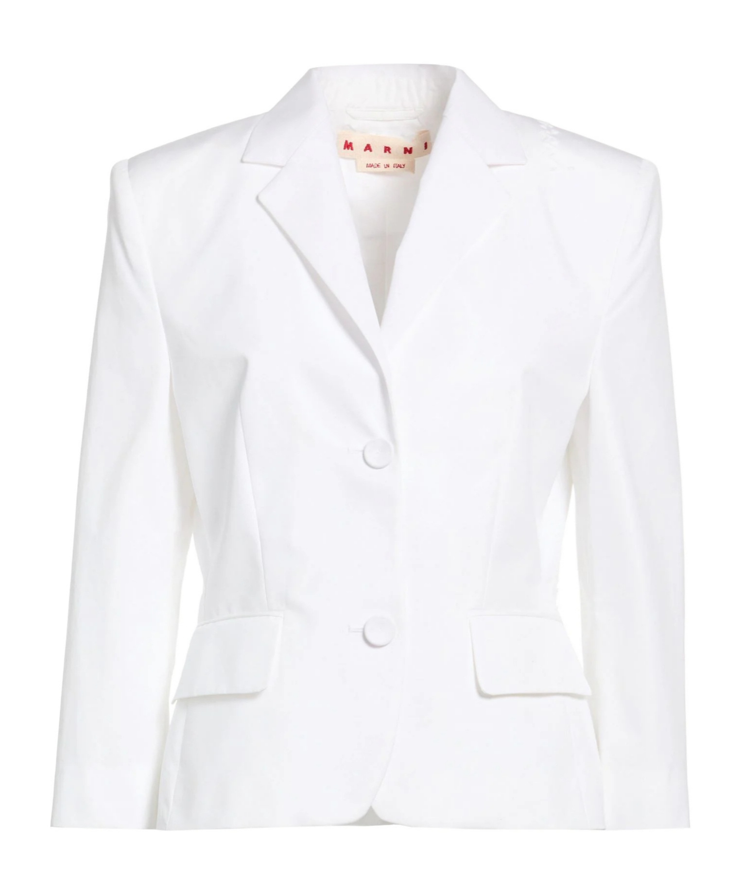 Marni Classic Single- Suit In White