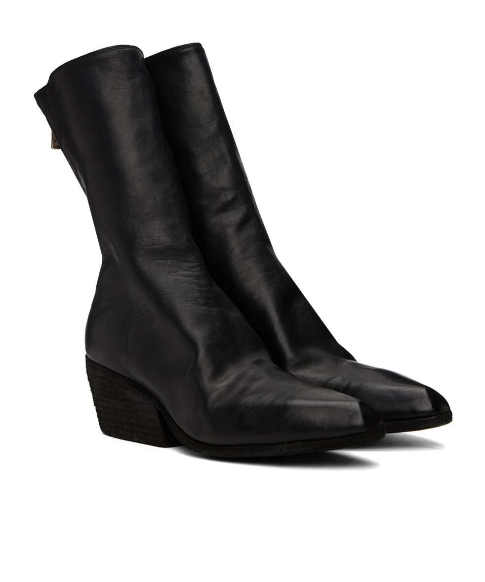 Guidi Tex-mex Mid-height Boots In Black