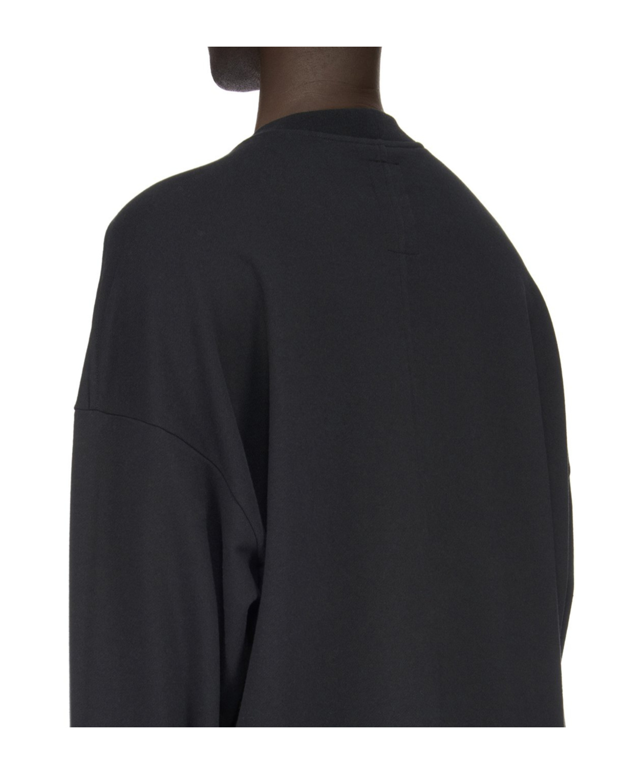 Rick Owens Logo-embroidered Sweatshirt In Black