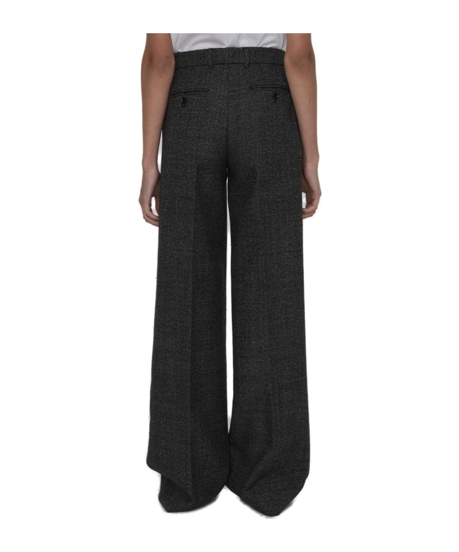 Dolce & Gabbana Dolce&gabbana Women Palazzo Trousers In Black