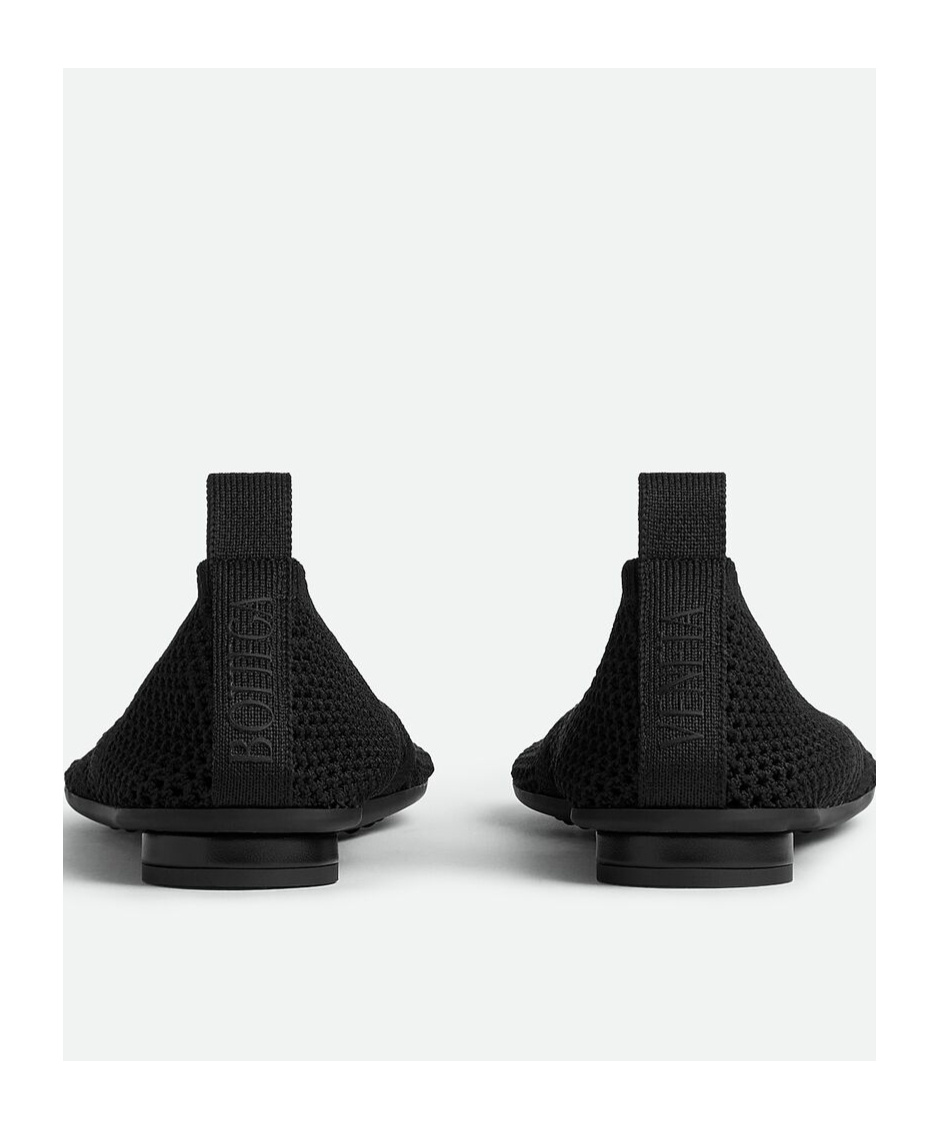 Bottega Veneta Elegant And Versatile Black Knit Sandals For Women In Black