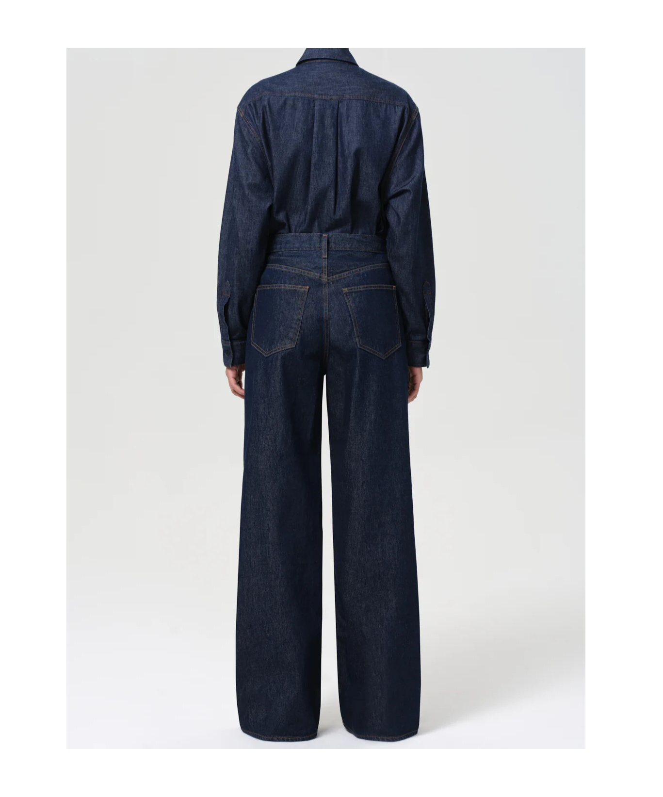 Agolde High-waisted Wide-leg Jeans In Black