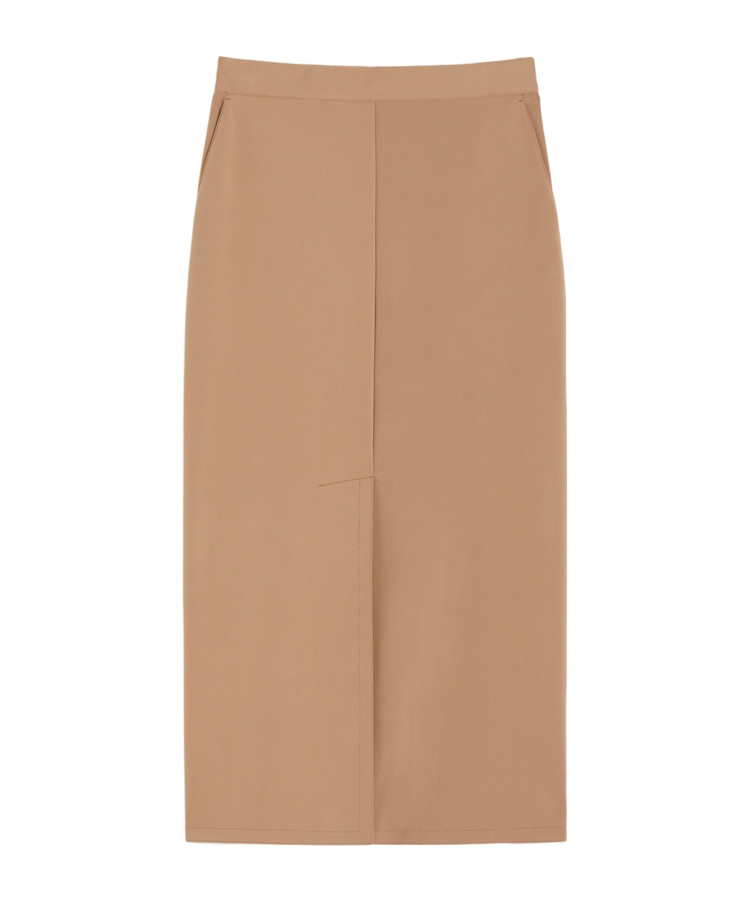 Max Mara Technical Jersey Pencil Skirt In Neutral