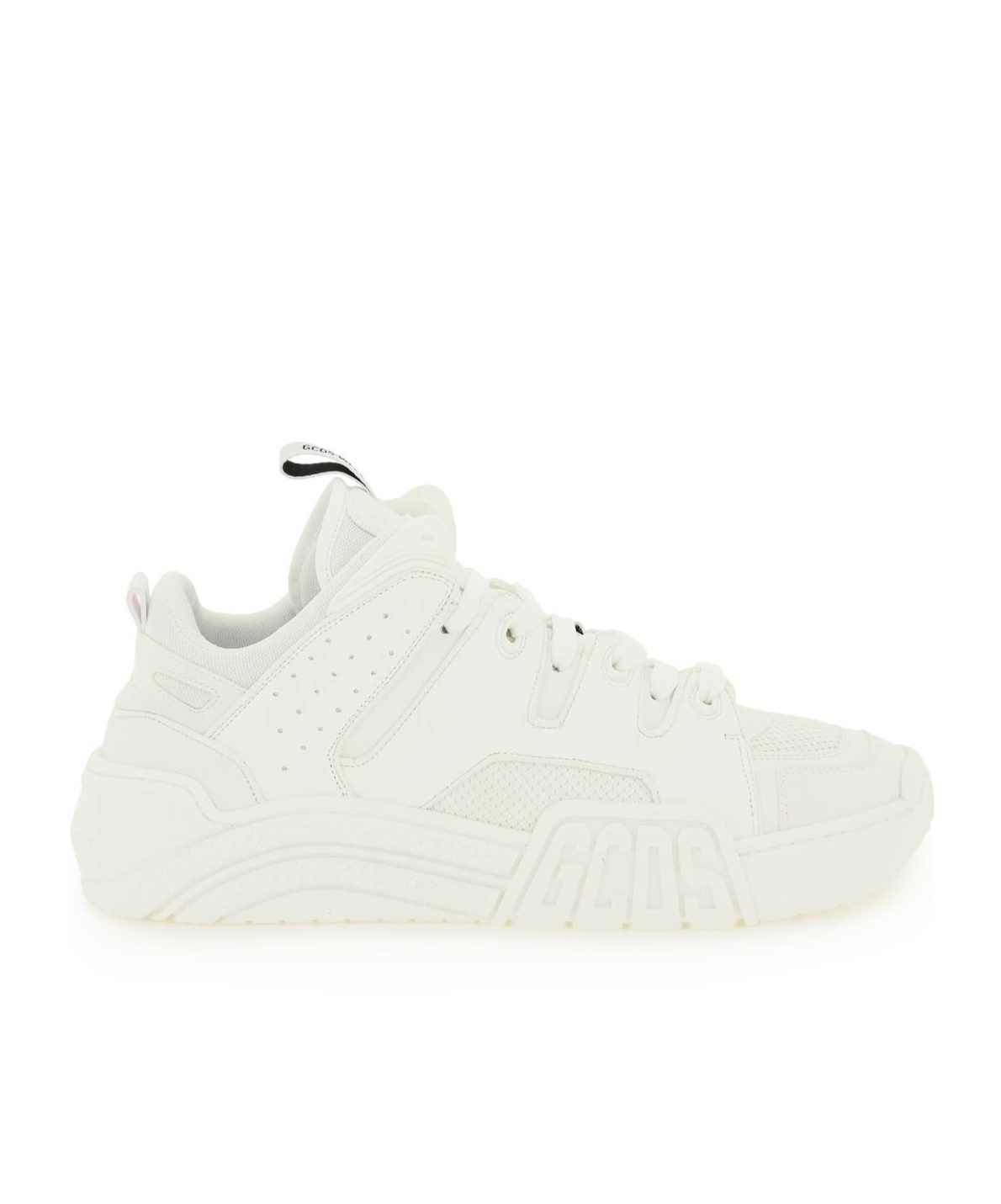 Gcds Panelled Hi-top Sneakers In White