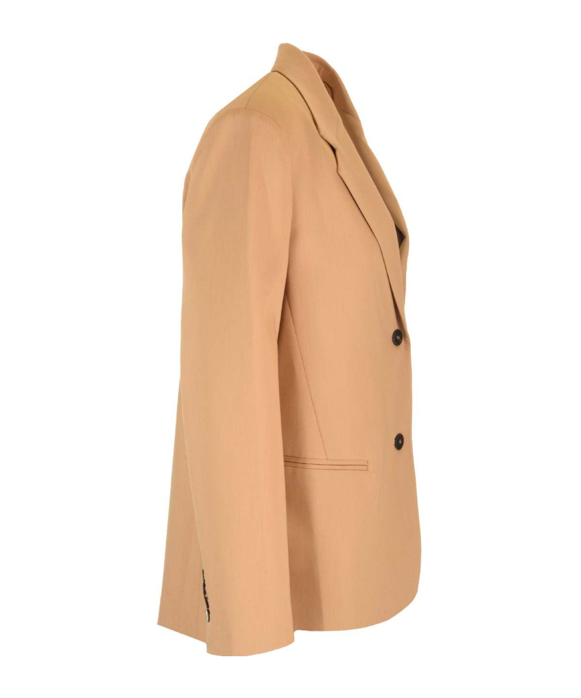 Forte Forte Long-sleeved Suit Jacket In Beige