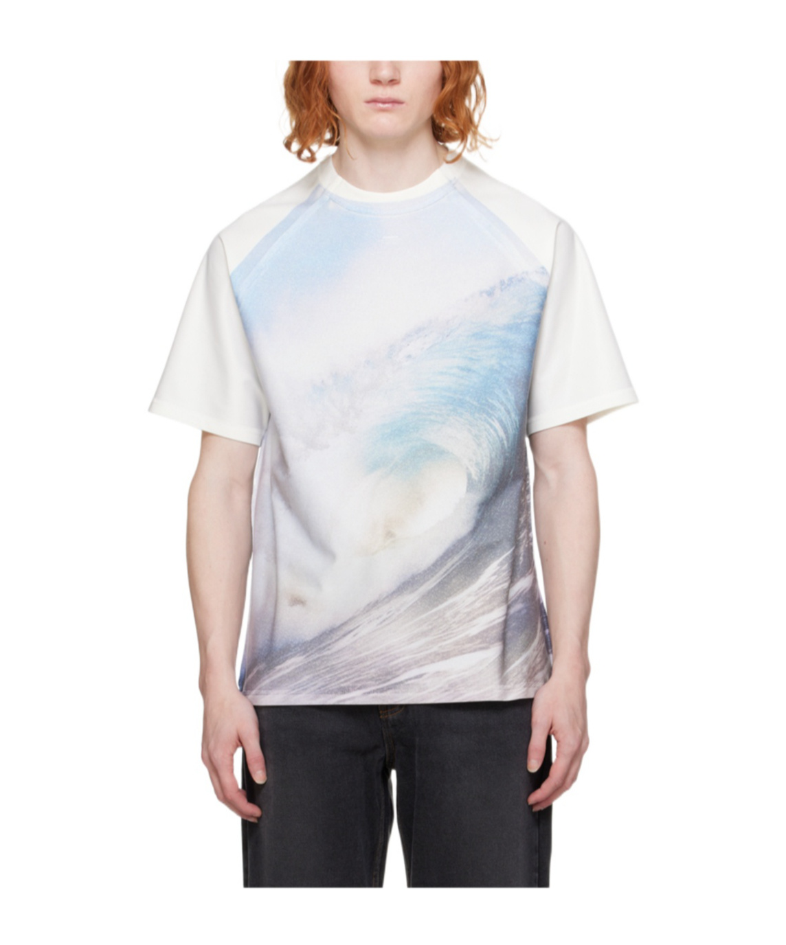 Ader Error Printed T-shirt In White
