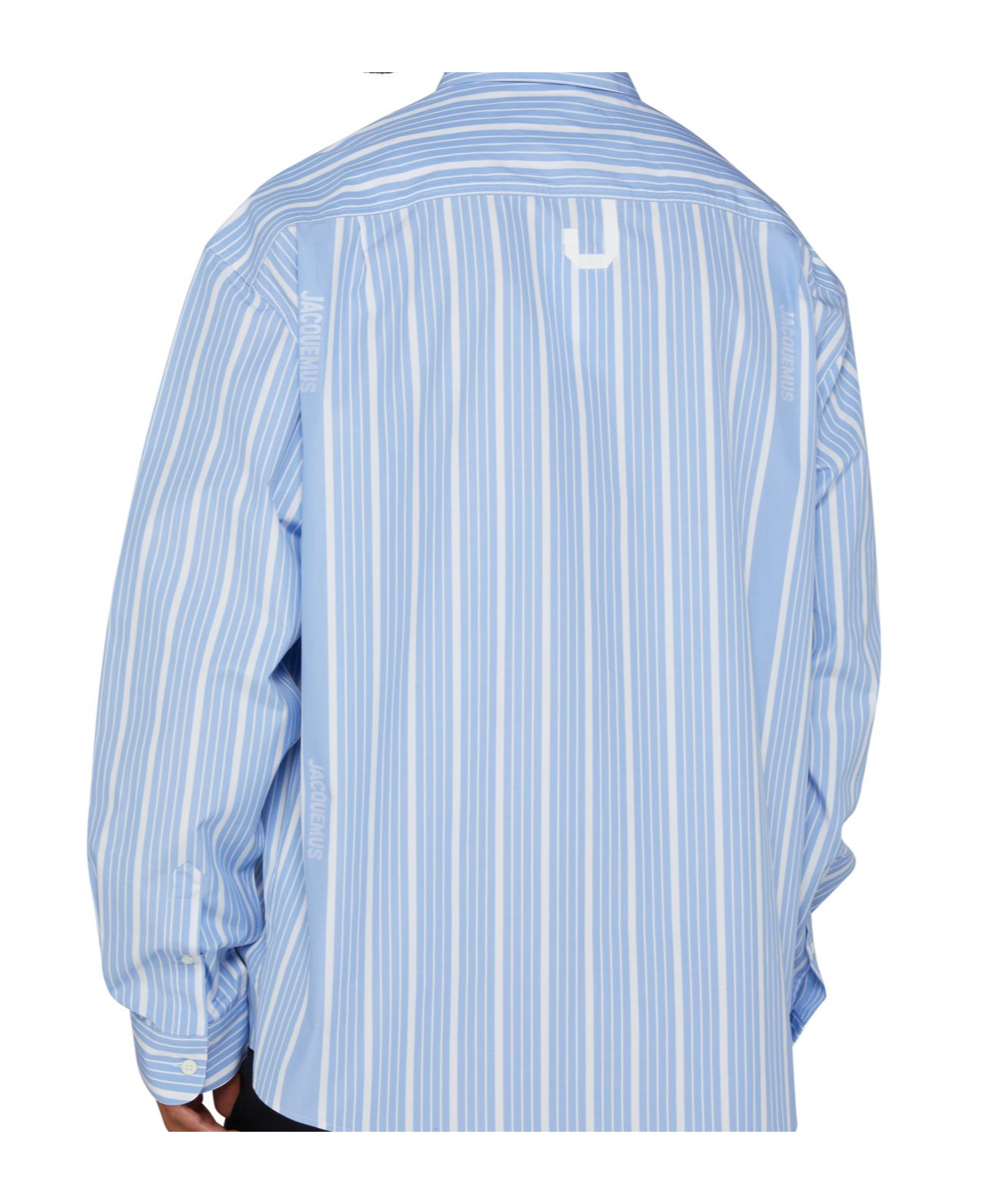 Shop Jacquemus Long-sleeved Shirt In Blue