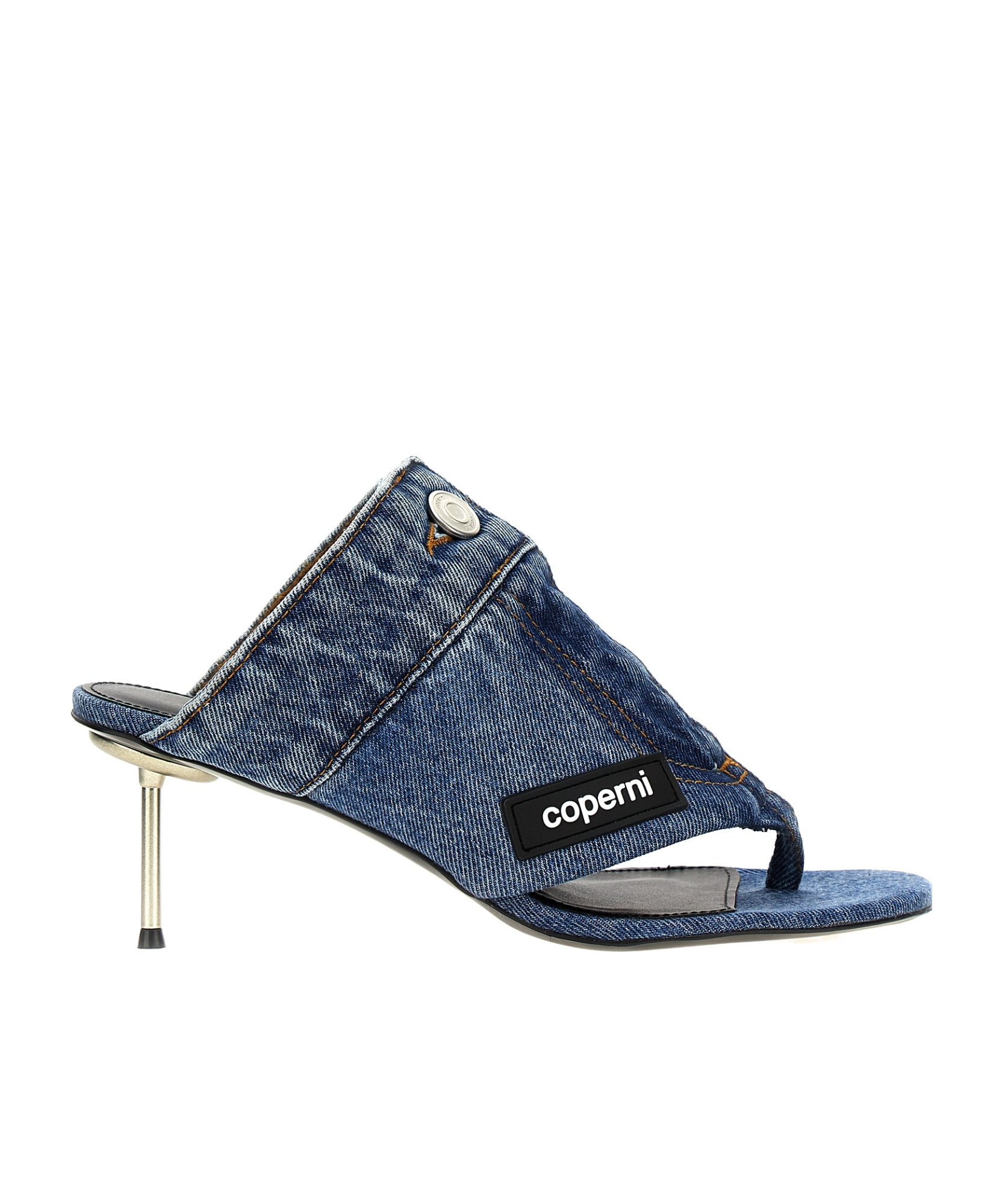 COPERNI DENIM HIGH-HEELED SANDALS