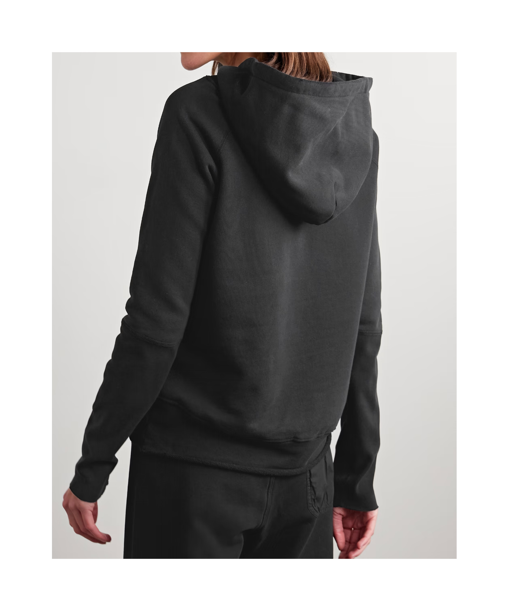 Nili Lotan Janie Washed Hoodie In Black