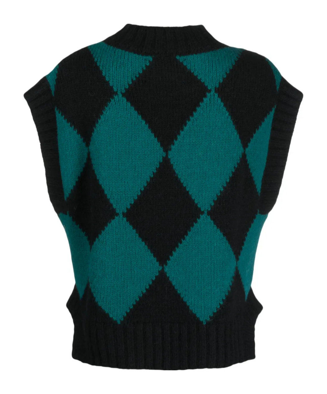 La Doublej Pullunder Mit Argyle-muster In Purple