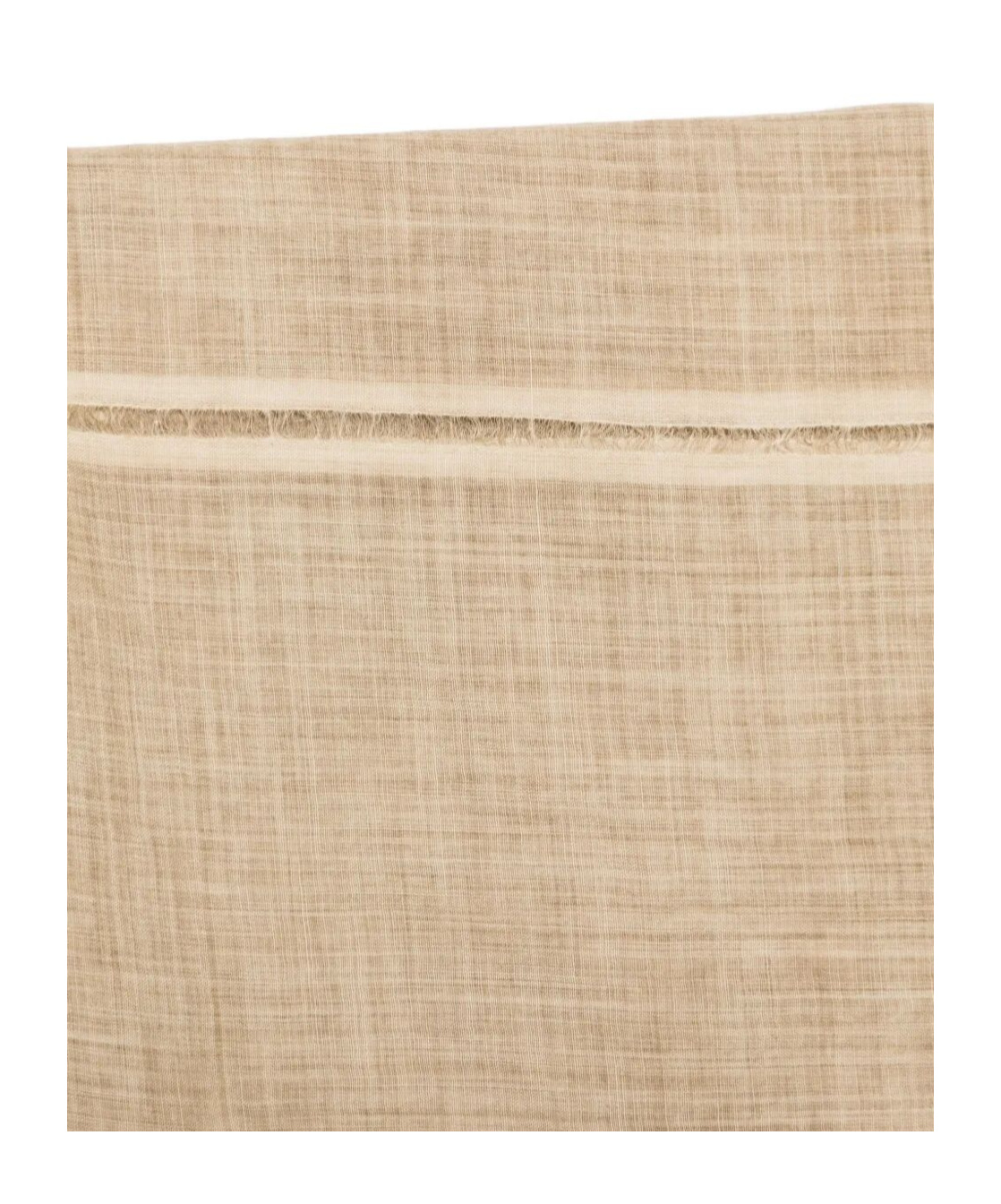 Uma Wang Striped Fringed-edge Scarf In Brown