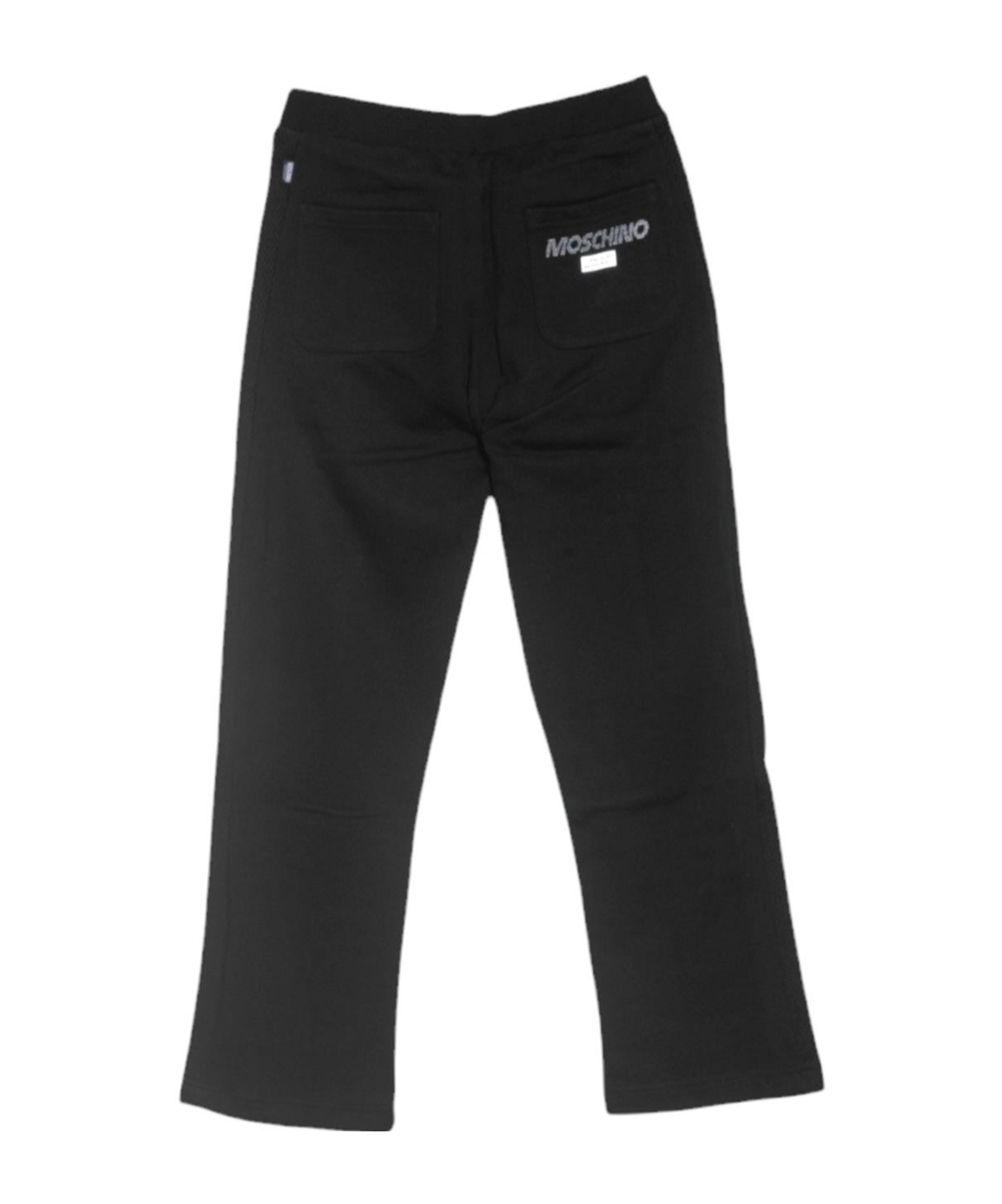 Moschino Elastic Waist Casual Pants In Black