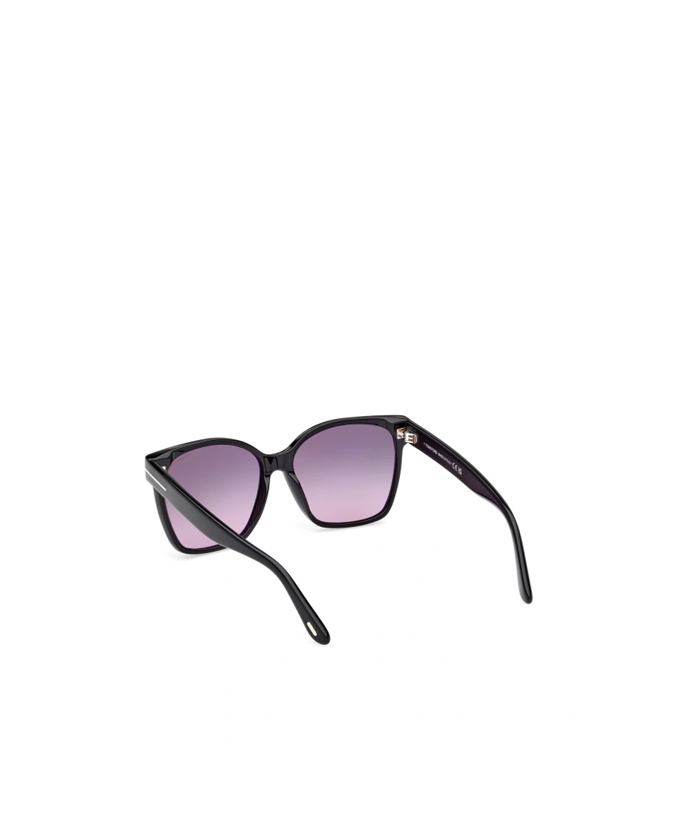 Tom Ford Eyewear Butterfly Frame Sunglasses In Purple