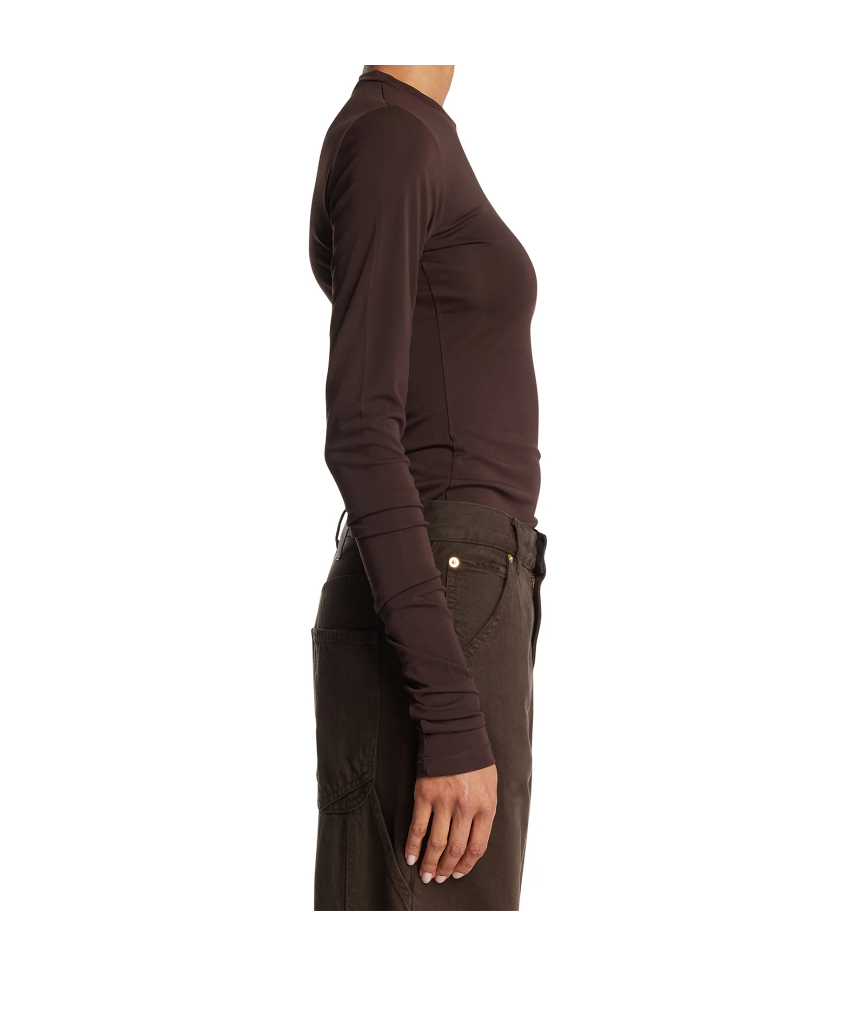 Darkpark Long Sleeve Top In Multi